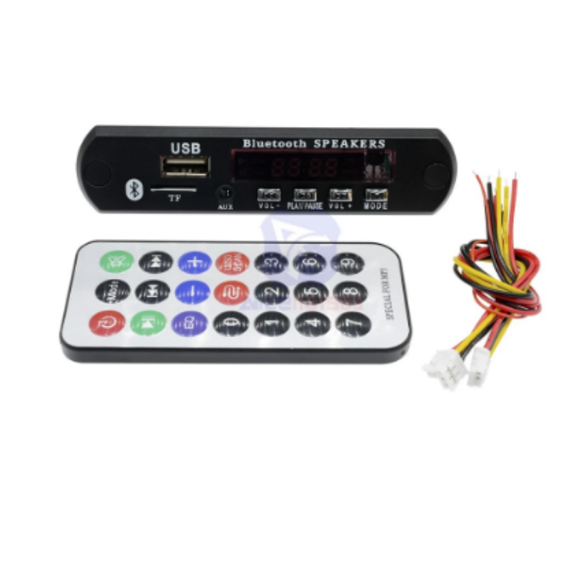 Modulo Bluetooth Mp3, Sd, Usb 2.0, Fm Control Remoto 7-12V